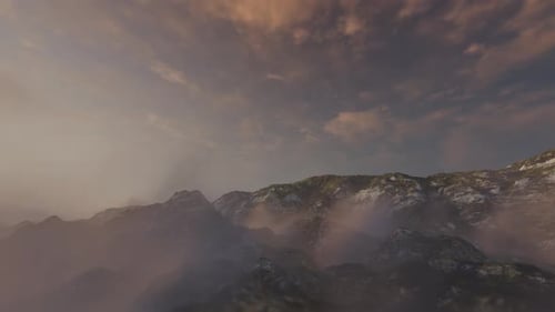 Mountain Time-lapse High Clouds