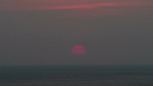 Sunset And Sea