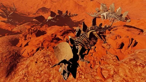 Alte Dinosaurierknochen
