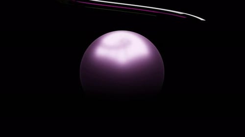 Uma bola em formato 3D