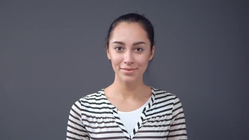 Close-up of a Smiling Girl
