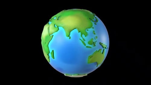 Cartoon Green Healthy Earth Hd