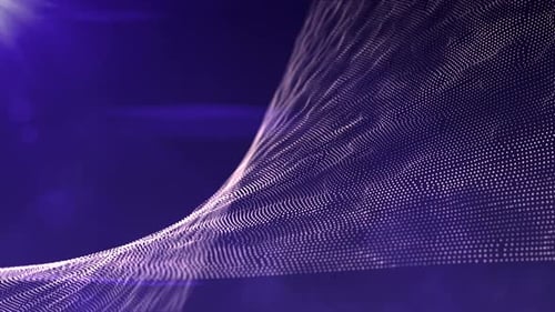 Dynamic Abstract Flowing Particle Wave Background