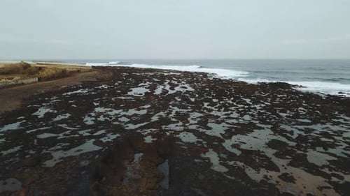 Incredible Mountain Scenery on the Ocean in the North of the Spanish Volcanic Island of Tenerife