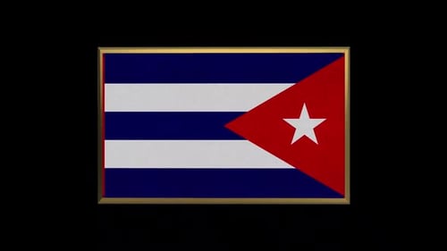 Cuba 3D Flag