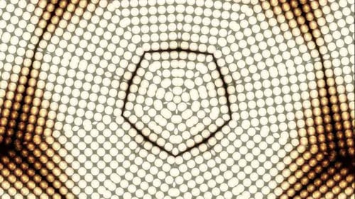 Dynamic Geometric Light Grid Animation Background