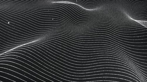 Abstract Digital Waves Line Background Animation