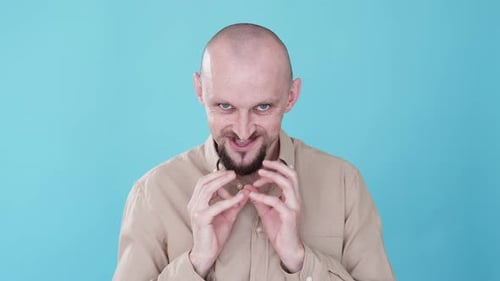 Evil Plan Exciting Expectation Sly Man Gif Loop