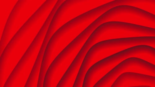 Fluid Red Abstract Wave Seamless Loop Background Animation