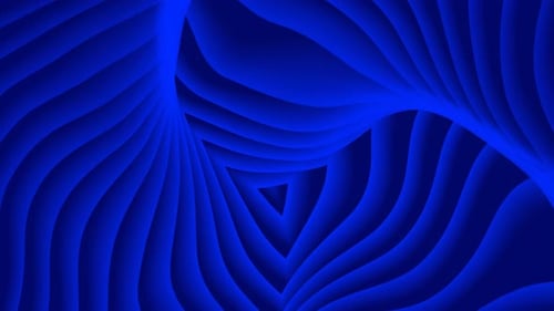 Abstract Modern Blue Wavy Lines Dynamic Motion Background