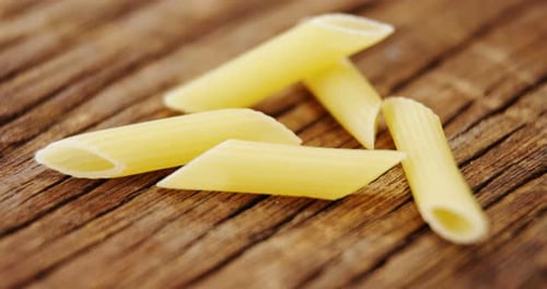 Nahaufnahme von Penne Pasta