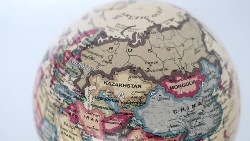 Spinning globe earth - earth map