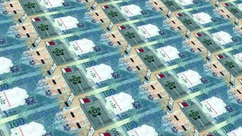 Qatar Money / 100 Qatari Riyal 4K