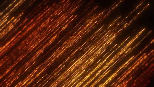 Orange Particles Background