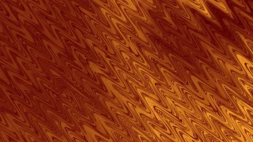 Abstract Fluid Golden Liquid Flowing Background Loop