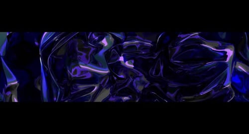 Abstract Fluid Metallic Wave Reflective Background