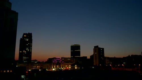 City in the Evening.