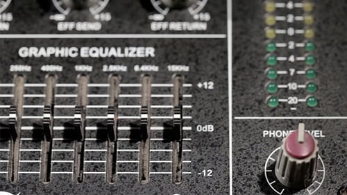 Music Mixing Desk With Equalizer