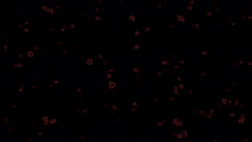 Digital Square Circuit Modern Animated Background