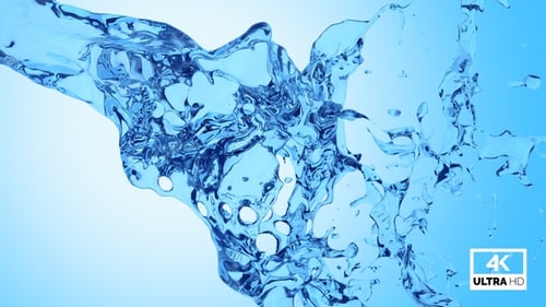 Splash Of Blue Water V2