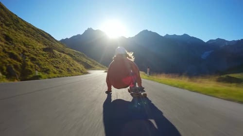 Filmmusik Downhill-Longboard-Session