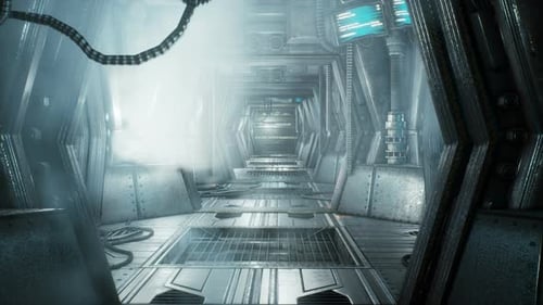 Futuristic Sci-Fi Tunnel