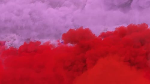 Abstrakte farbige Wolken