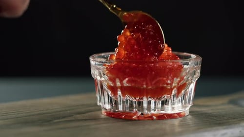 Red Caviar Closeup