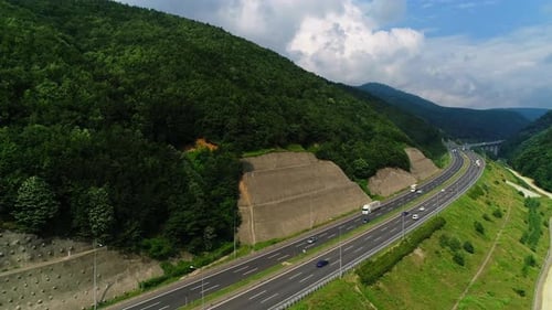 Moderne Autobahn