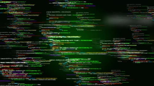 Código de seguridad digital de Internet y seguridad de red. Acceso seguro a internet.