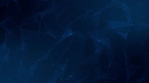 Animated Abstract Network Connection Background