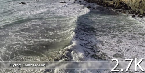 Flying Over Ocean