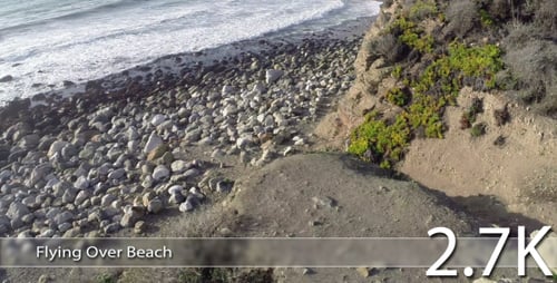 Flying Over Beach