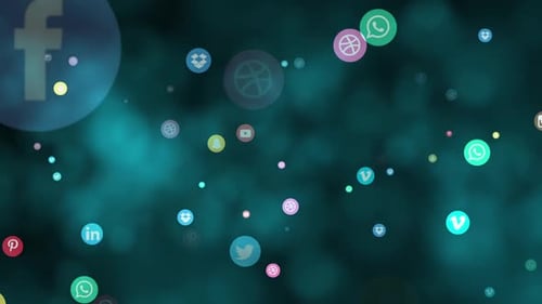 Floating Social Media Icons