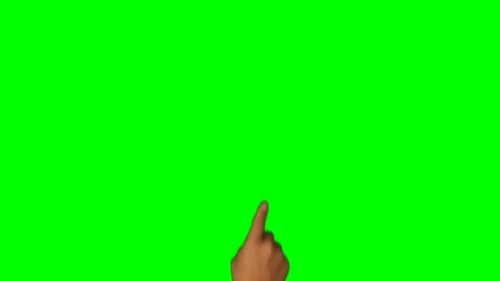 Hand Gestures on Green Screen for UI Simulation