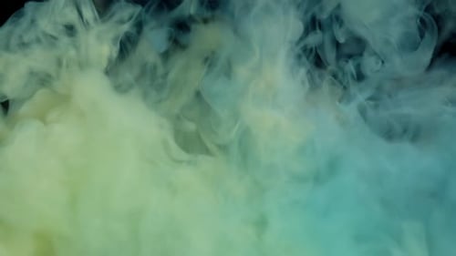 Watercolor Mixture Dissolving in Water