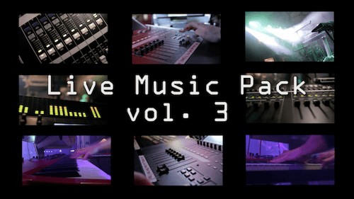 Musician Playing Keyboard in a Music Concert