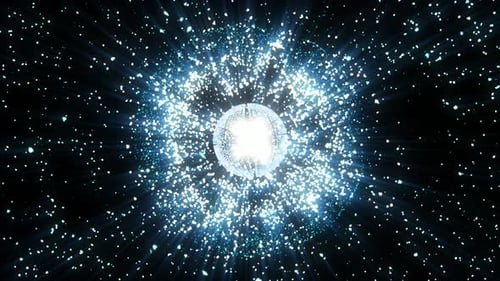 Abstract Particle Energy Sphere in Space with Cosmic Dust Loop