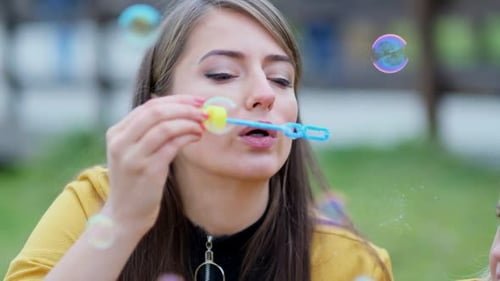 Happy Family in Park