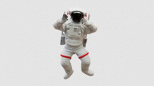 Astronaut Floating in Space