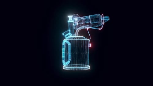 Burner Hologram Rotating Hd
