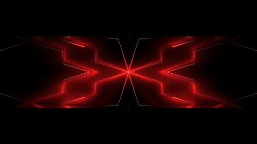 Red Flower Vj Loop Ultrabreit