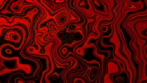 Abstract Red and Black Liquid Flowing Animated Background