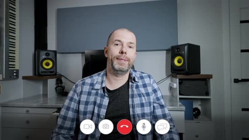 Interface de chat vidéo en ligne