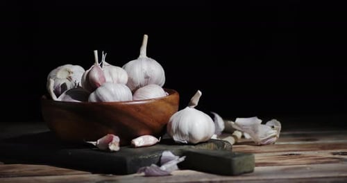 The Skin From the Garlic Blows Air.