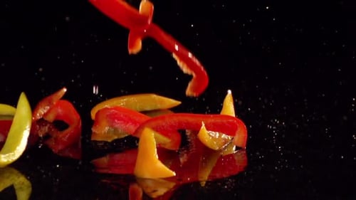 Peppers Splashing