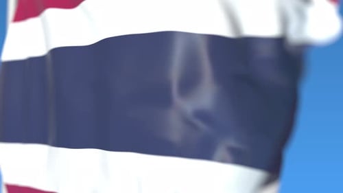 Dynamic Realistic Waving Flag Loop Background