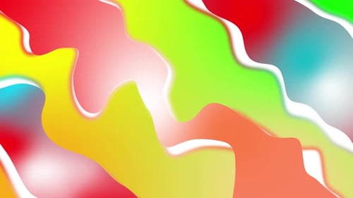 Abstract liquid gradient smooth wavy background animation