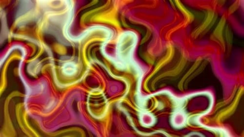 Vibrant Abstract Fluid Motion Background Loop