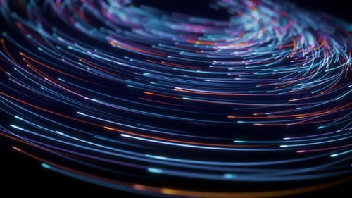 Blue Particles Stream